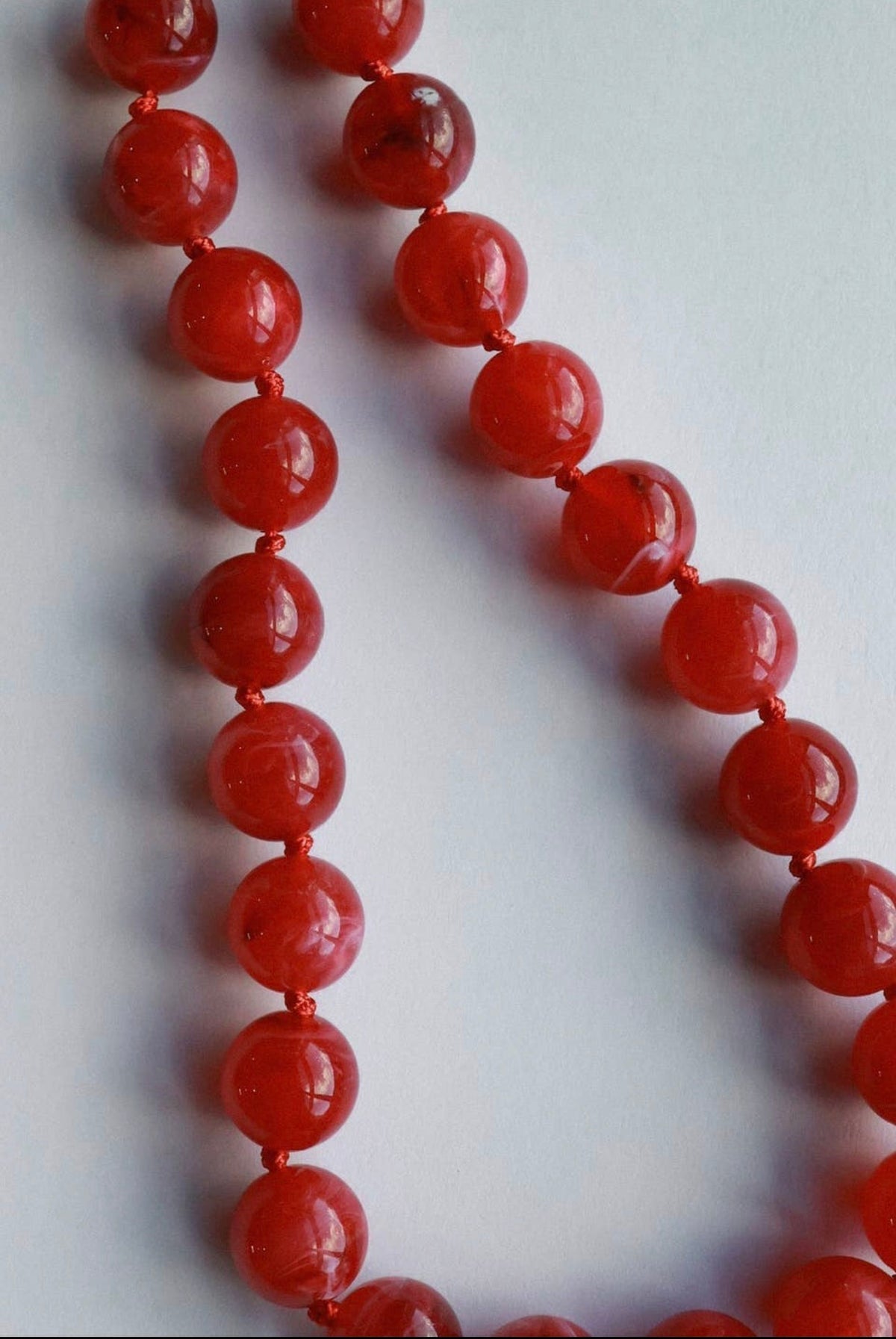 Red Bubble Necklace - Final Sale