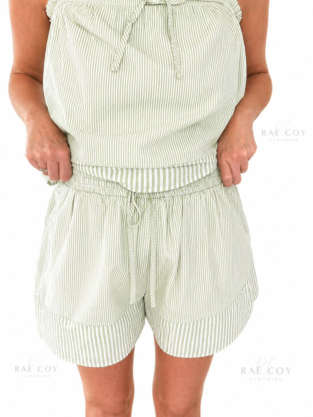 Apple Green Short Set