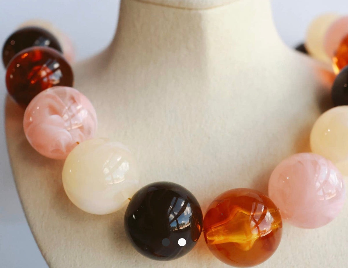 Fall Festival Bubble Necklace - Final Sale