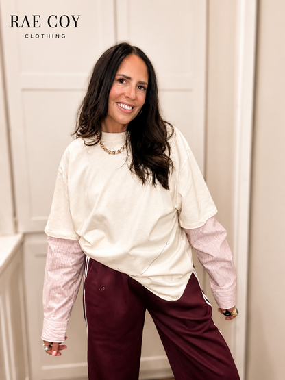 Oversized Twofer Layered Tee