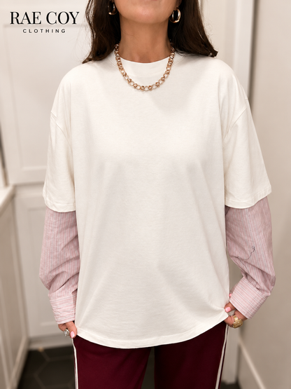Oversized Twofer Layered Tee