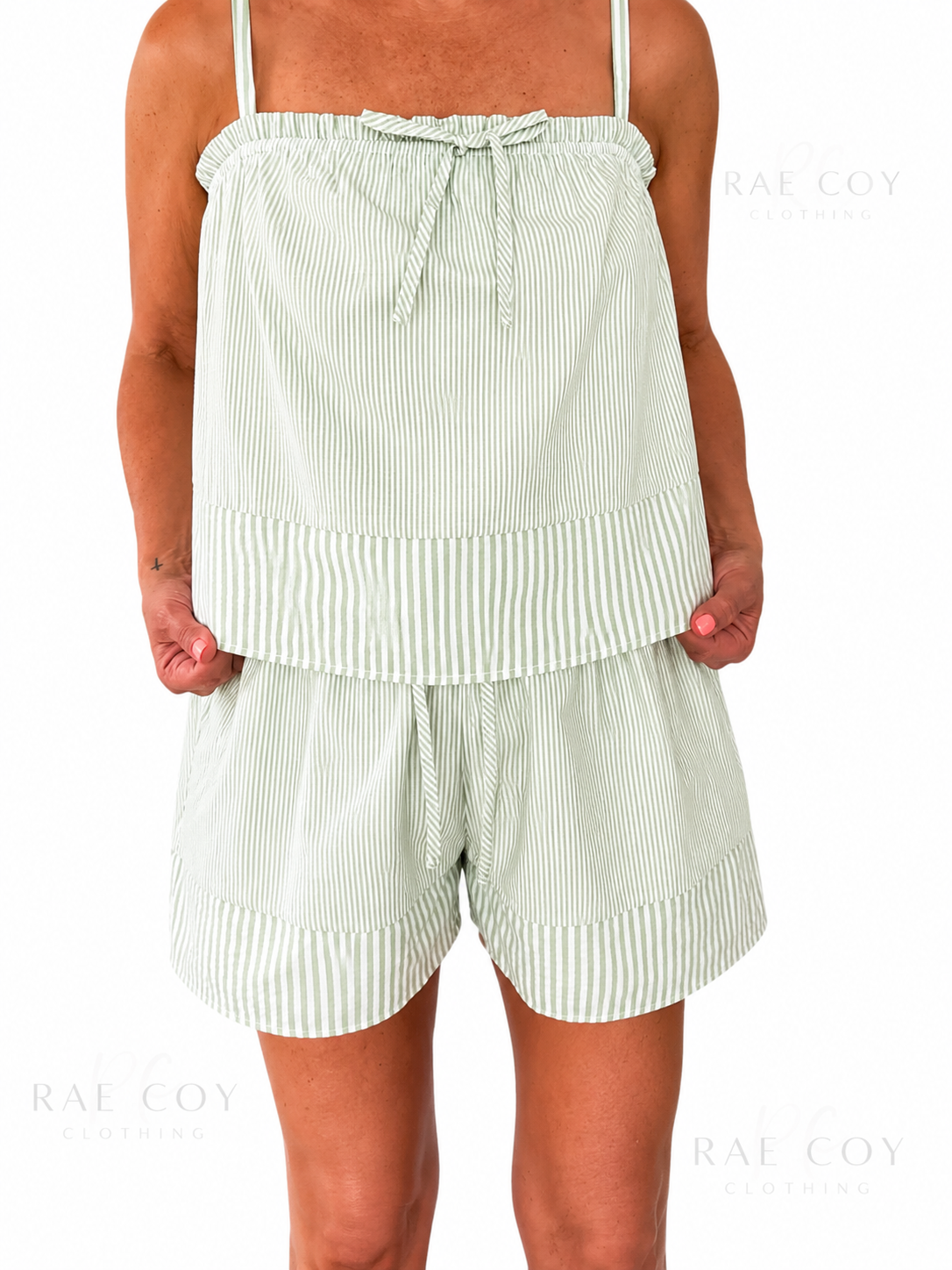 Apple Green Short Set