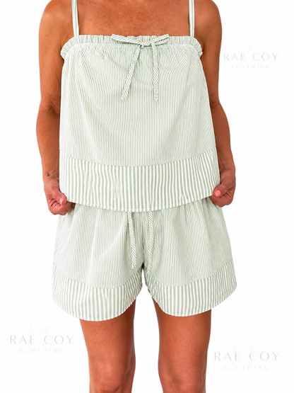 Apple Green Short Set