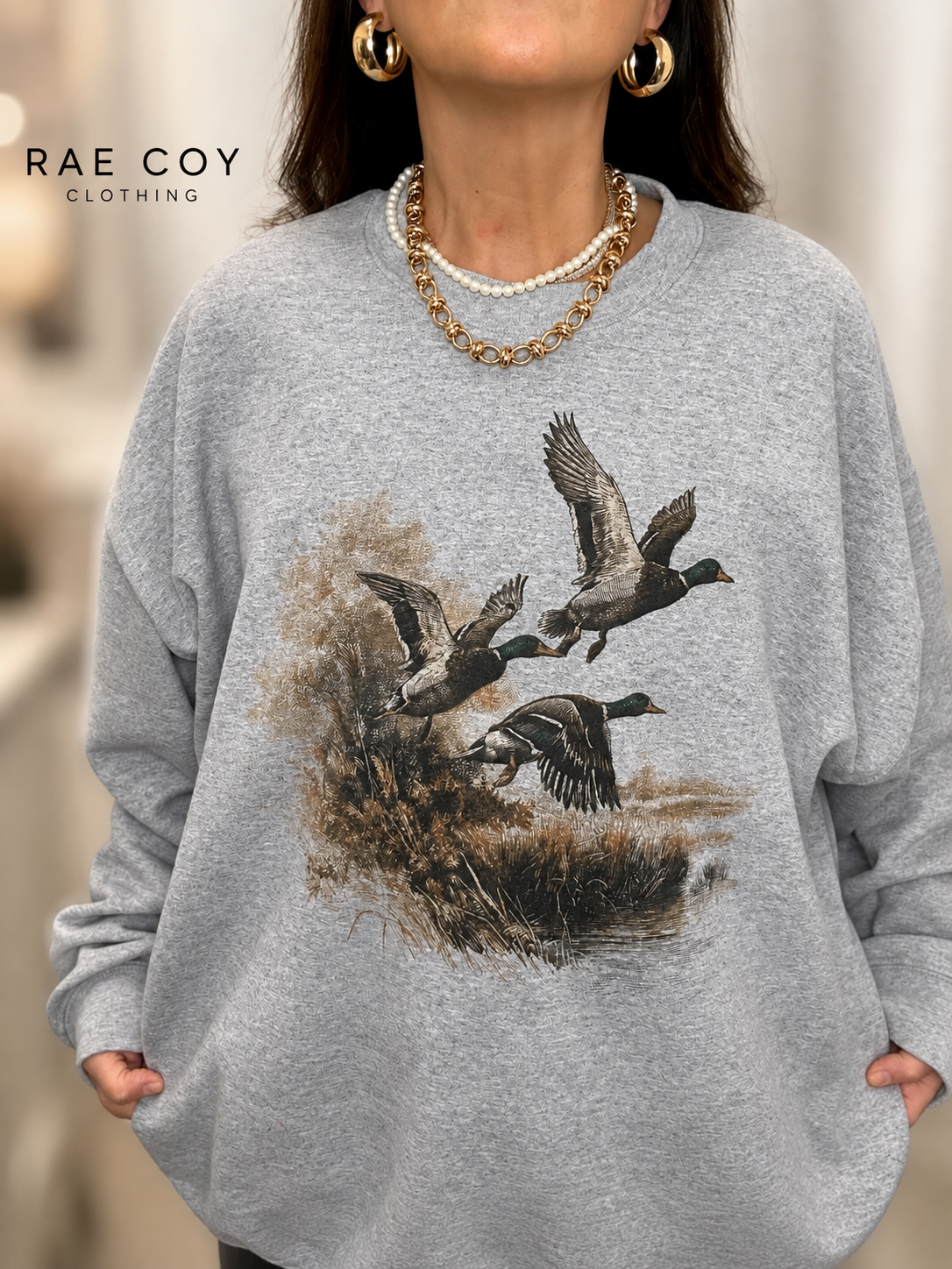 Mallard Duck Trio Sweatshirt