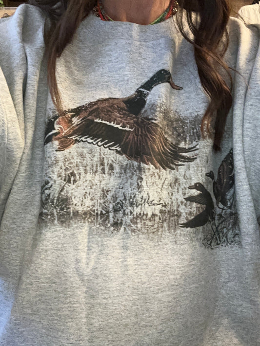 Heather Gray Mallard Sweatshirt
