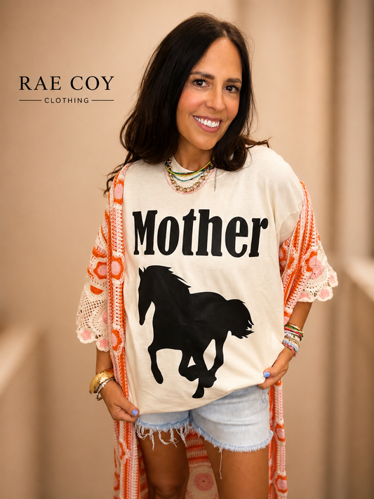 Mother Graphic Horse Tee