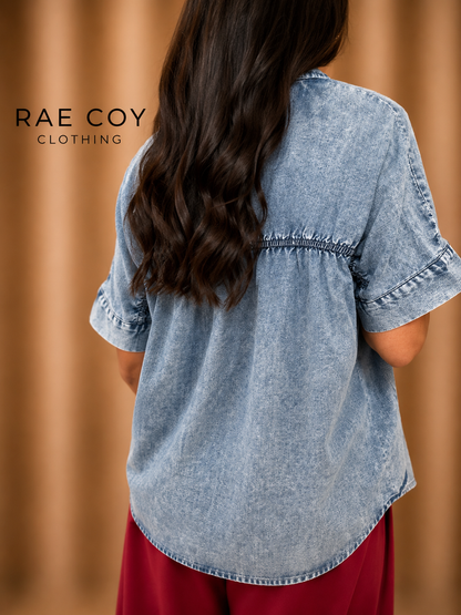 Denim Button Down