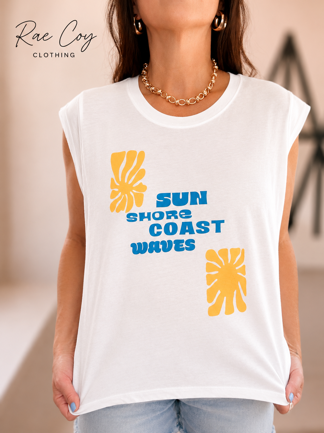 Always Sunny in California Distressed Muscle Graphic