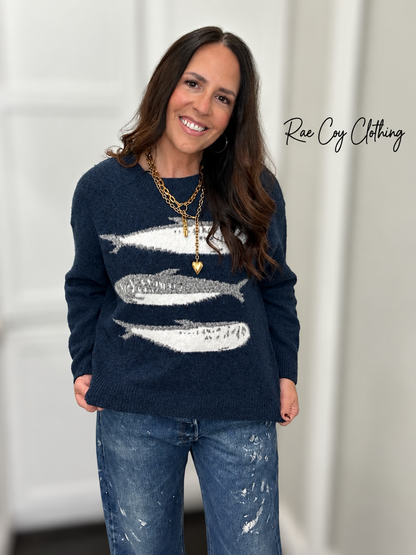Sardine Sweater - Teal