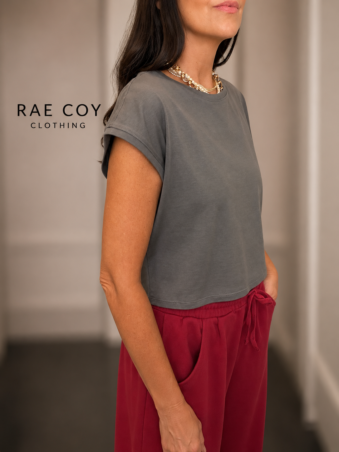 Grey Muscle Tee