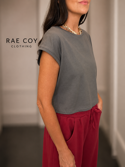 Grey Muscle Tee