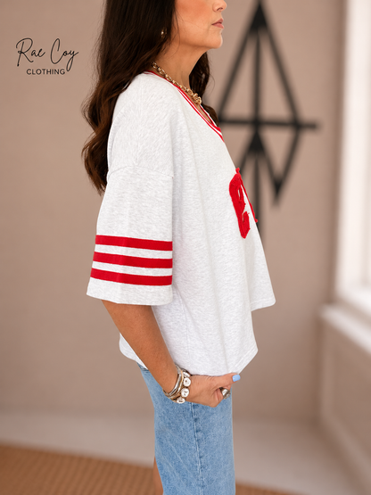 Varsity 89 French Terry Top