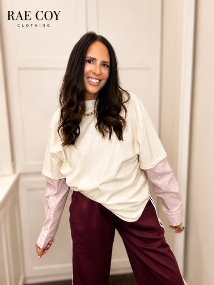 Oversized Twofer Layered Tee