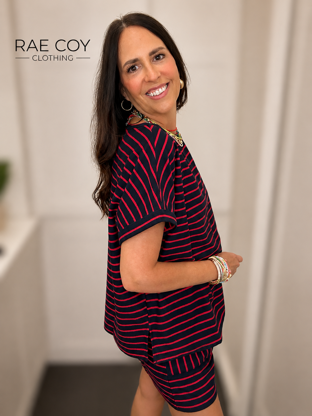 The Boardwalk Stripe Lounge Set