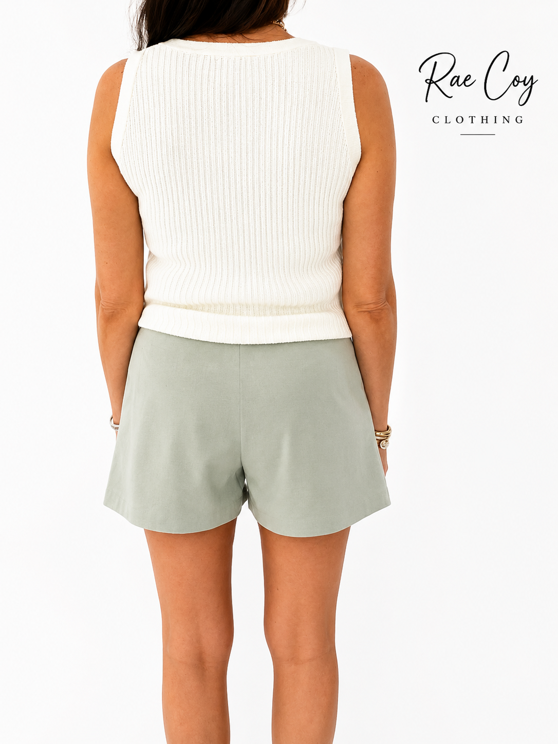 Cream V-Neck Sweater Vest