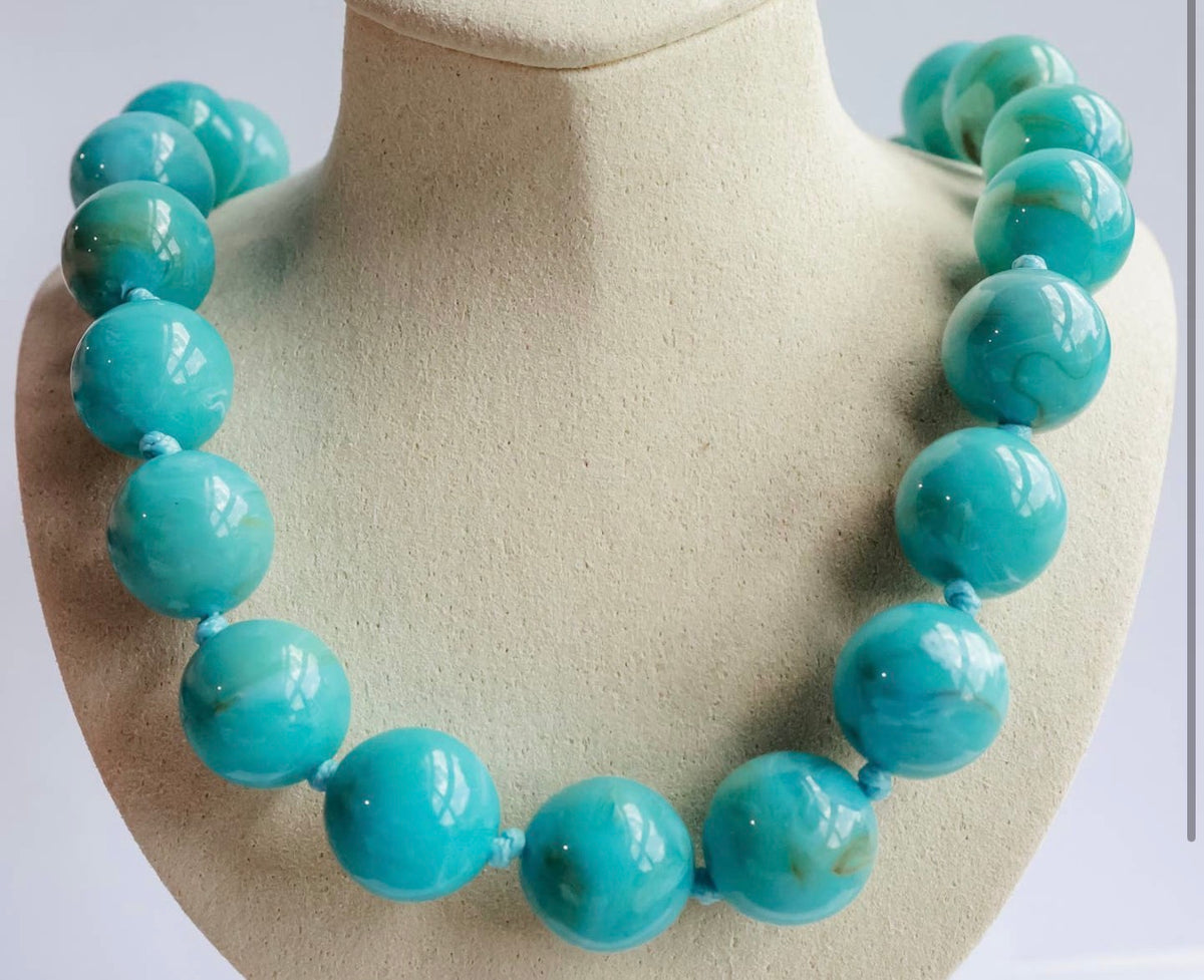 Turquoise Bubble Necklace - Final Sale