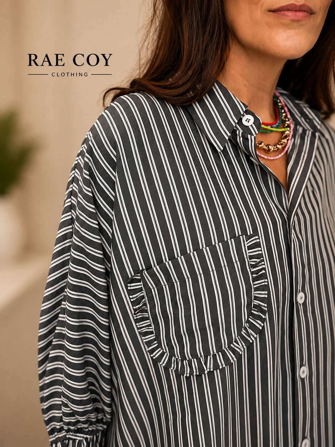 The Harper Oversized Button-Up