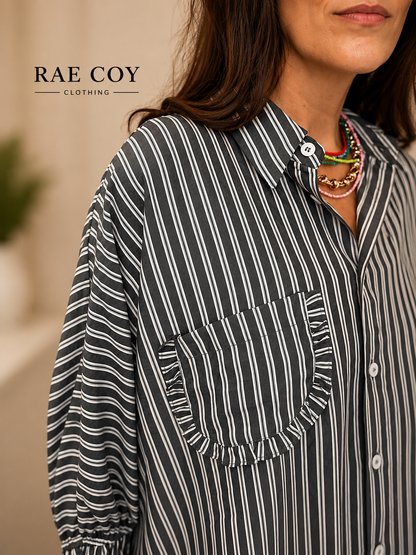 The Harper Oversized Button-Up