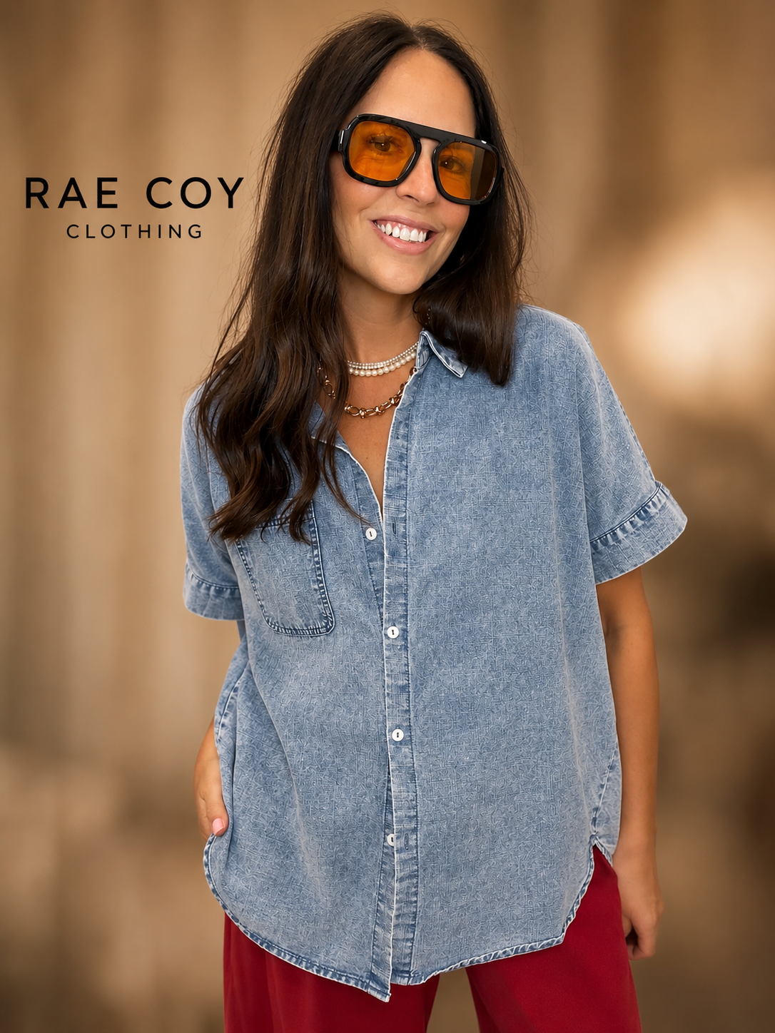Denim Button Down