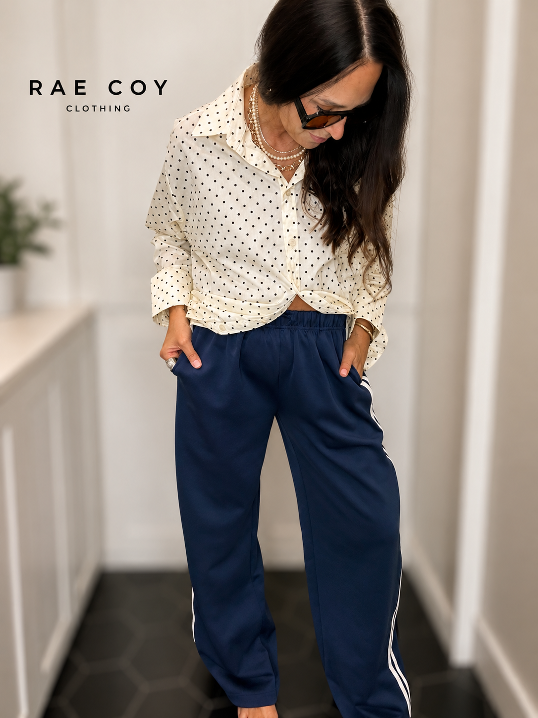 90s Track Days Pants - Blue