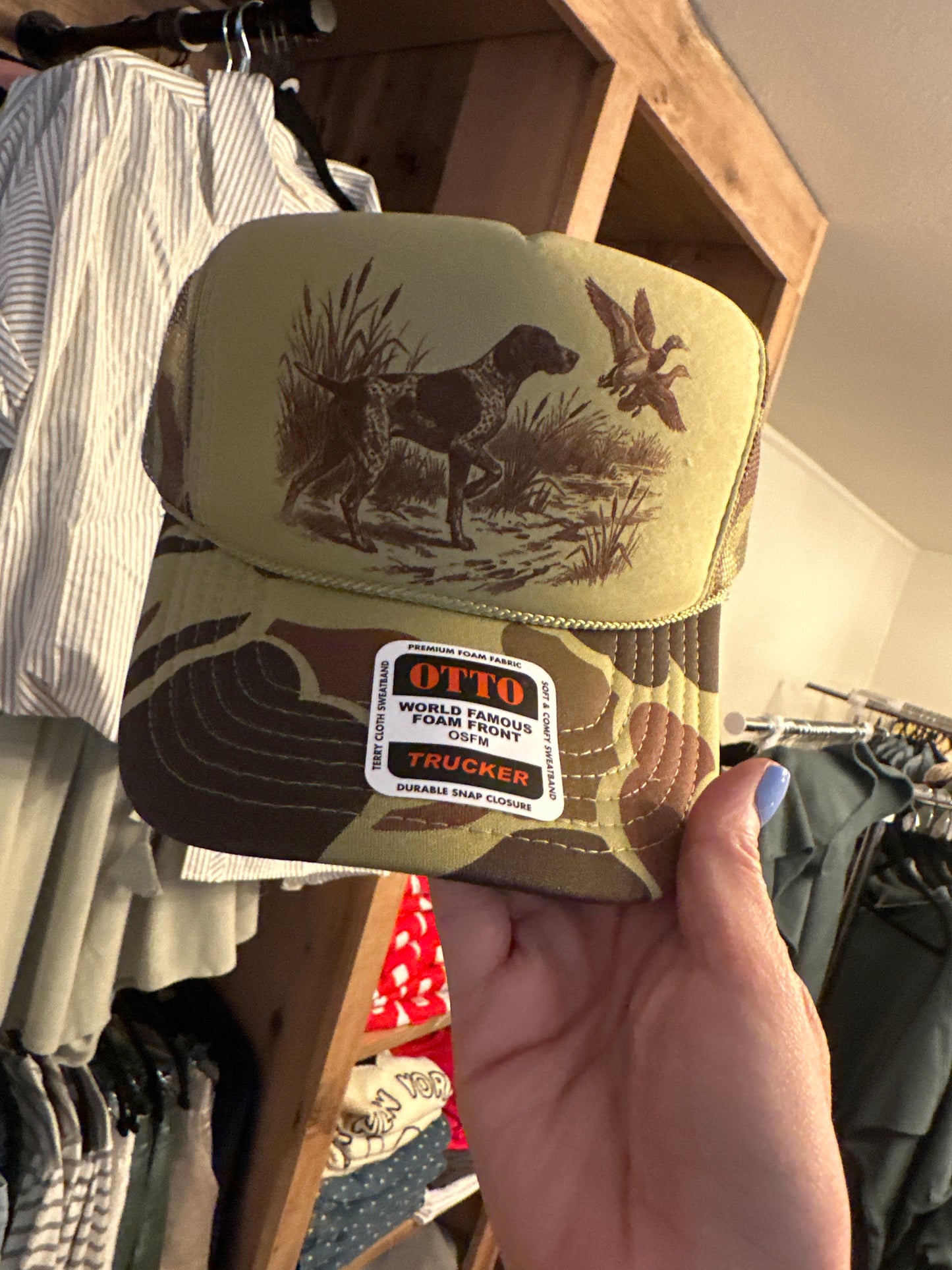 Dog and Duck Trucker Hat (Restocking) Final Sale
