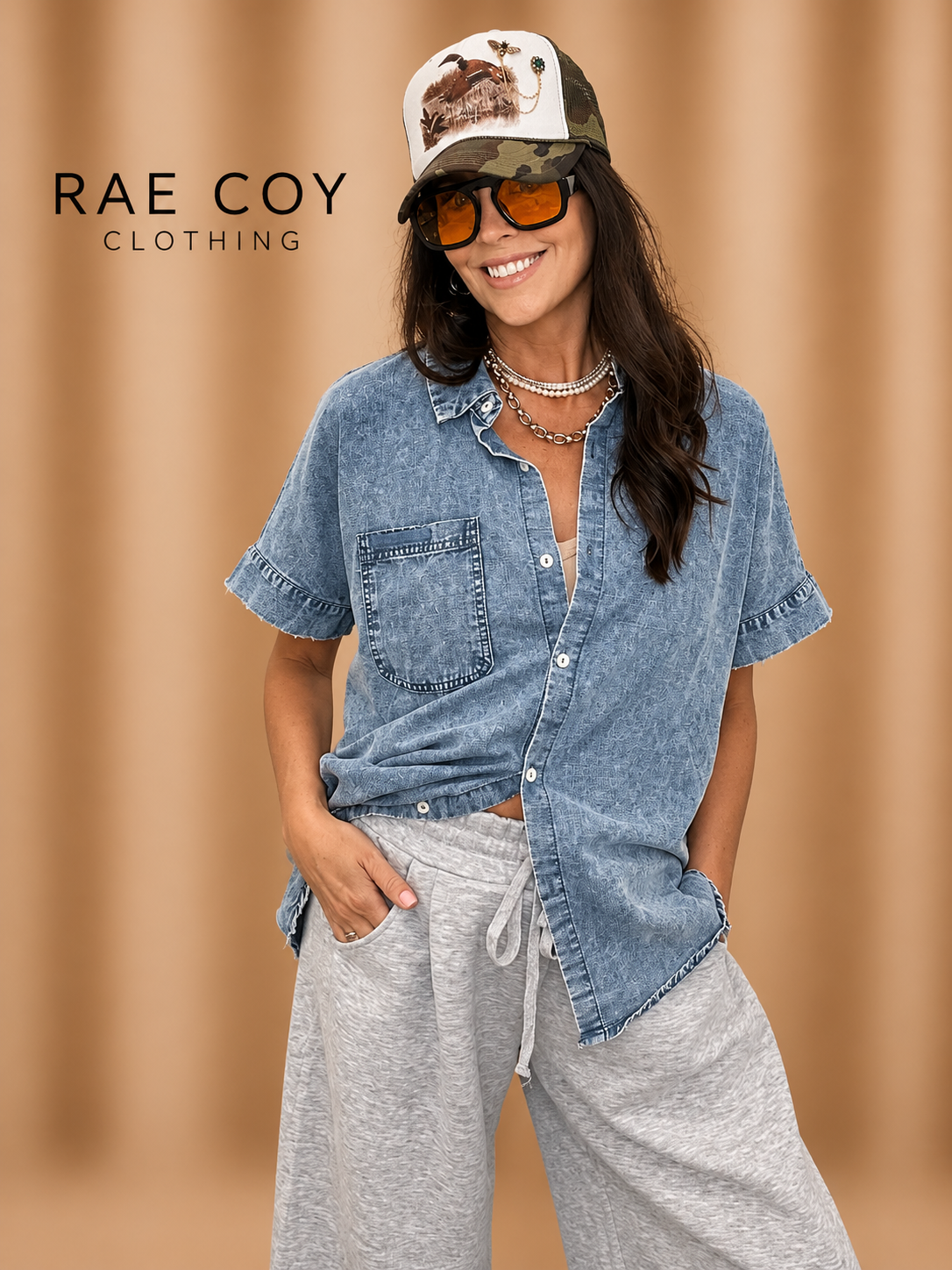 Denim Button Down