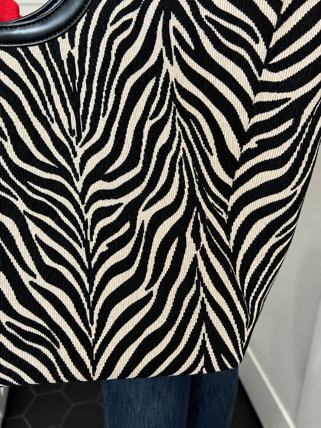 Zebra Tote Bag - Final Sale