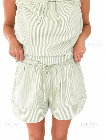 Apple Green Short Set