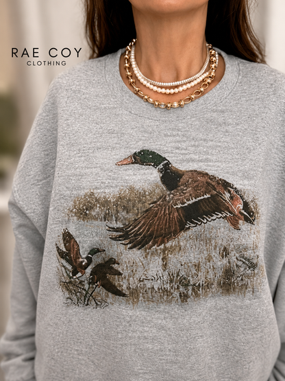 Heather Gray Mallard Sweatshirt