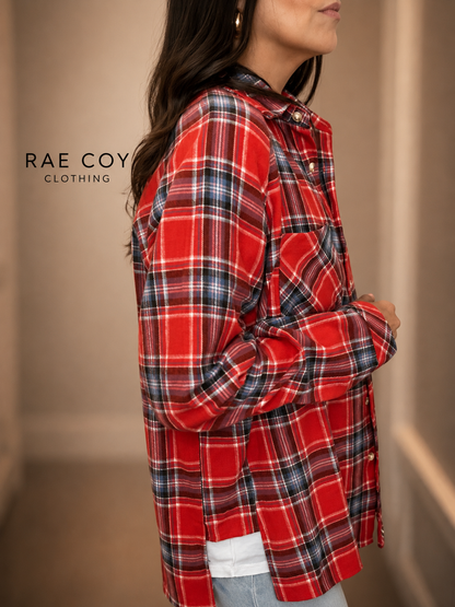 Papaw Plaid Button Down