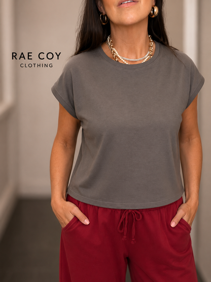 Grey Muscle Tee