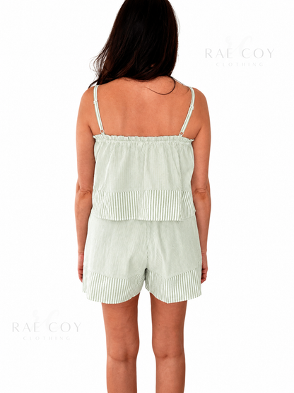 Apple Green Short Set