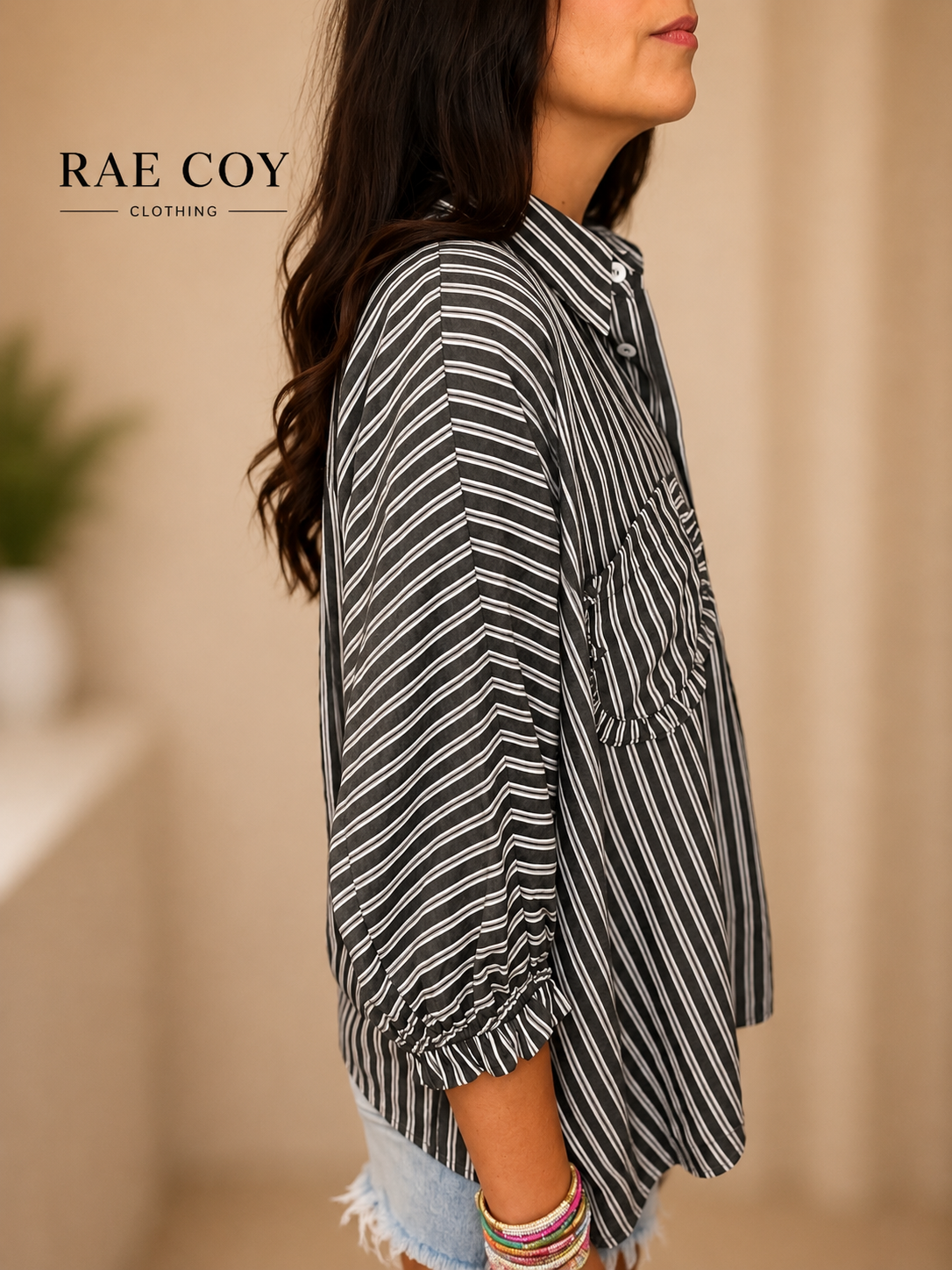 The Harper Oversized Button-Up