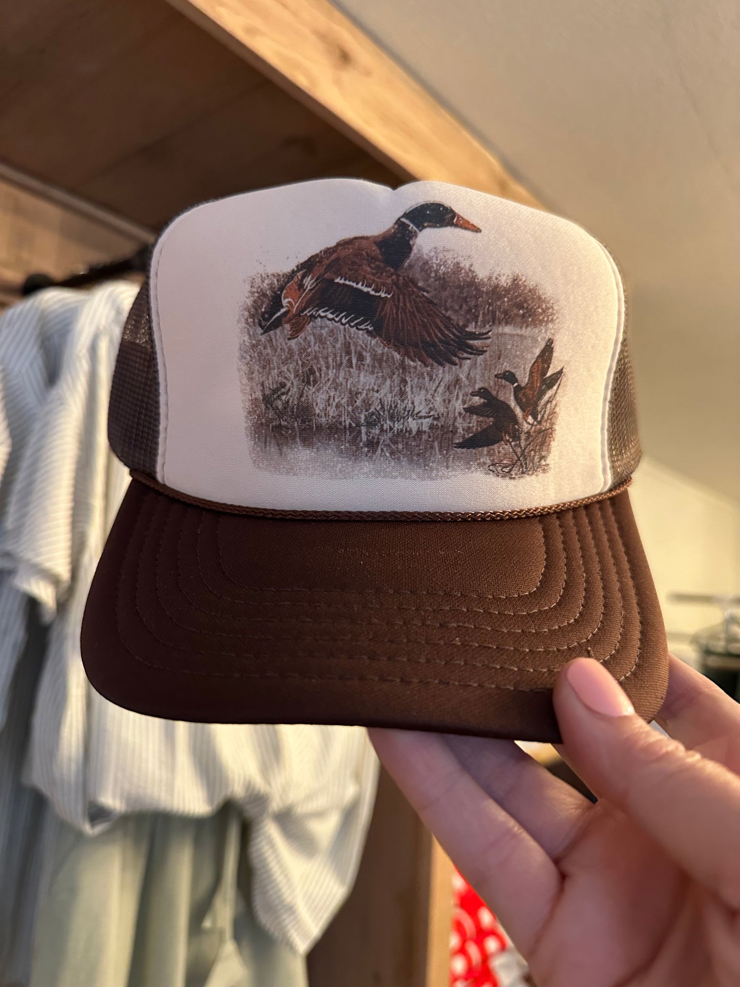 Brown Mallard Duck Hat