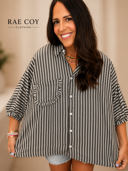 The Harper Oversized Button-Up
