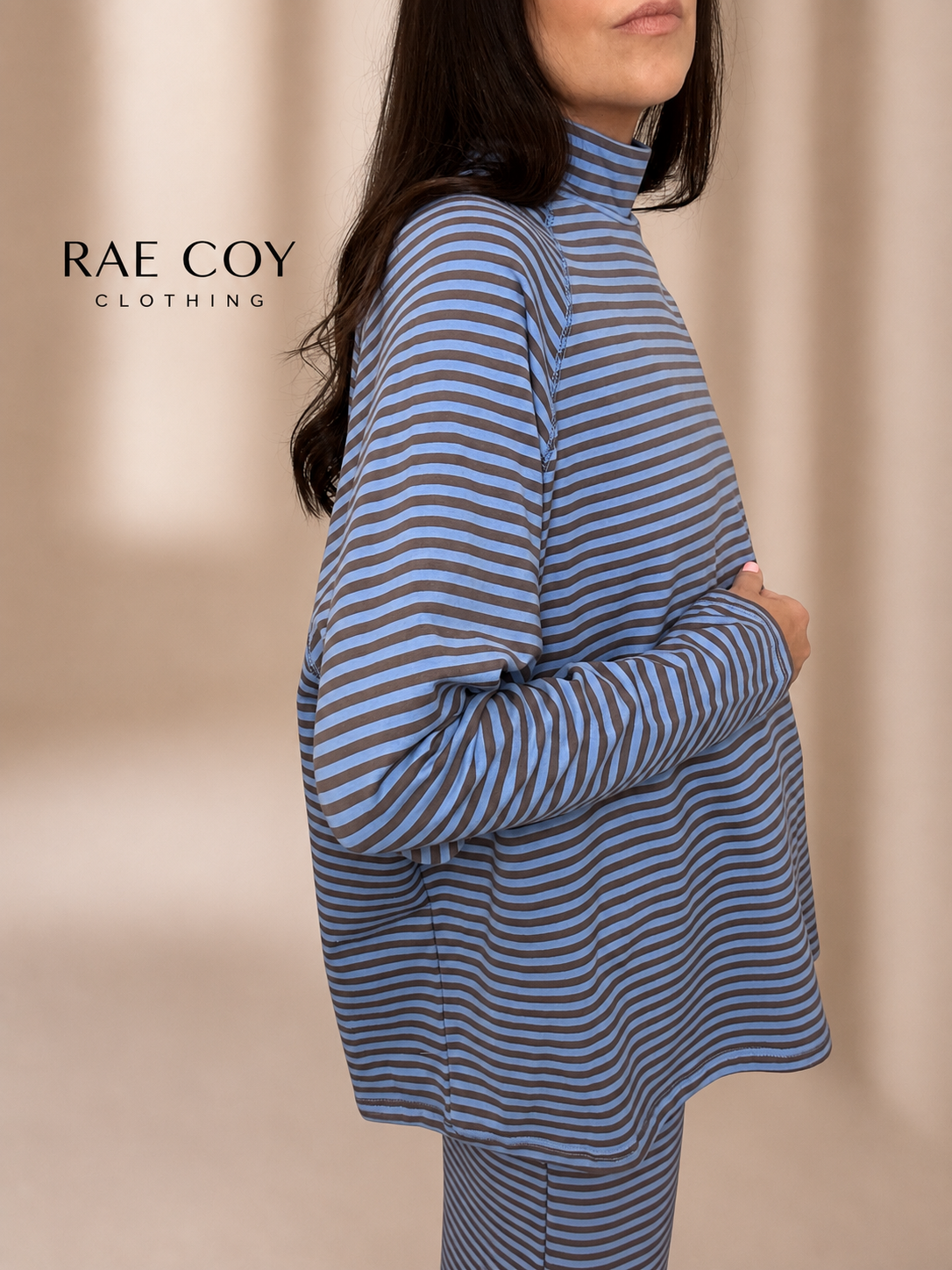 Oversized Mockneck and Pants Set