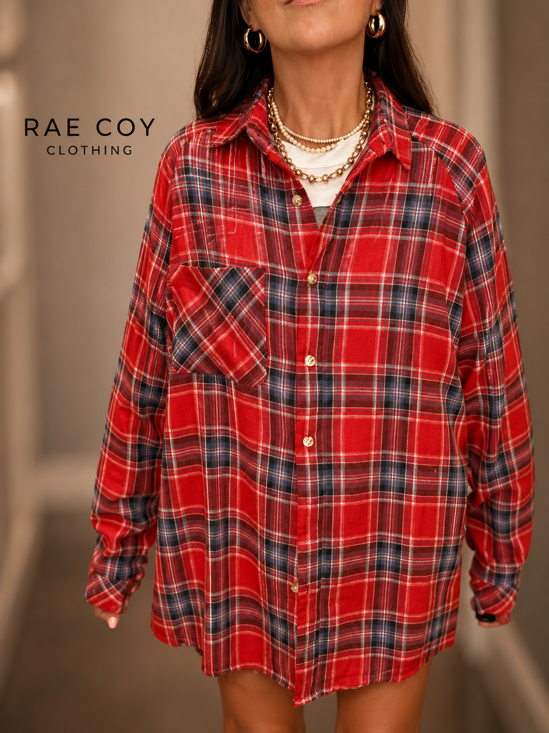 Papaw Plaid Button Down