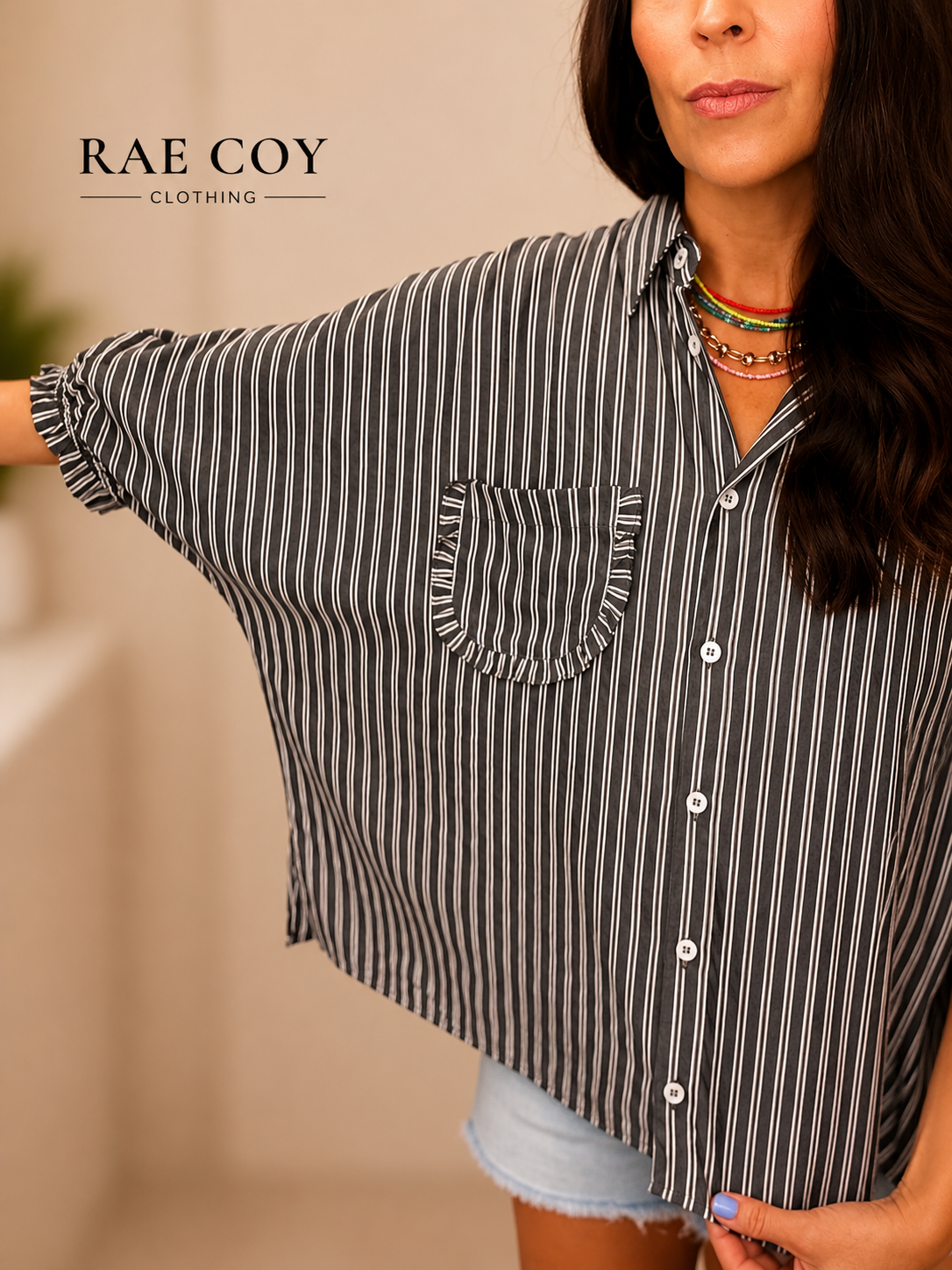 The Harper Oversized Button-Up