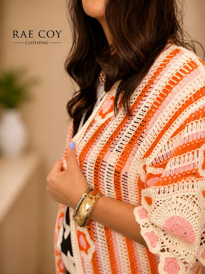 Sunset Stroll Crochet Duster