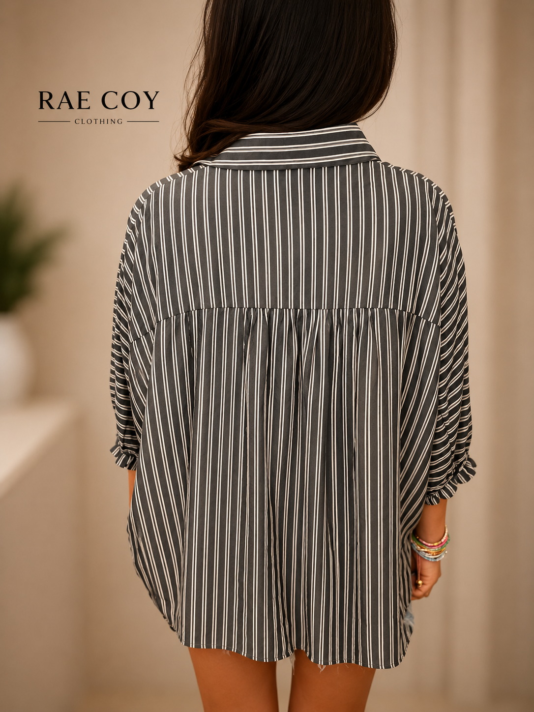 The Harper Oversized Button-Up