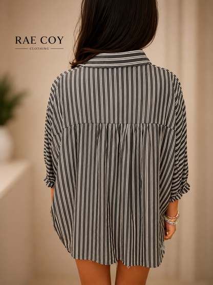The Harper Oversized Button-Up