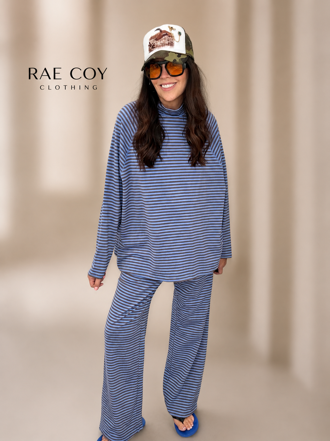 Oversized Mockneck and Pants Set