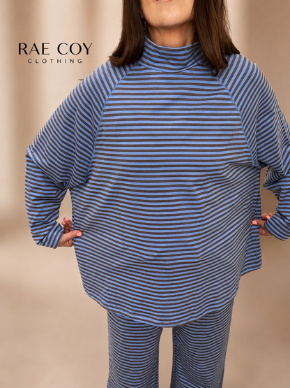Oversized Mockneck and Pants Set
