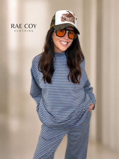 Oversized Mockneck and Pants Set