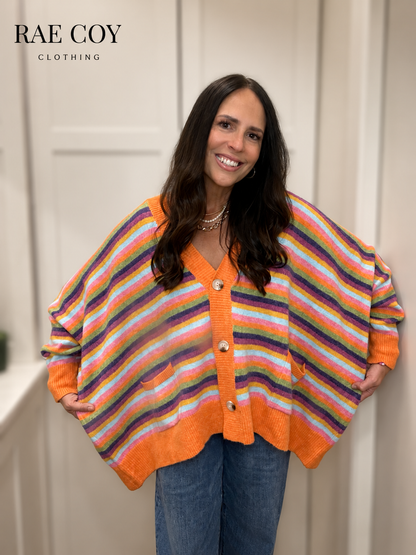 Rainbow Sherbet Cardigan