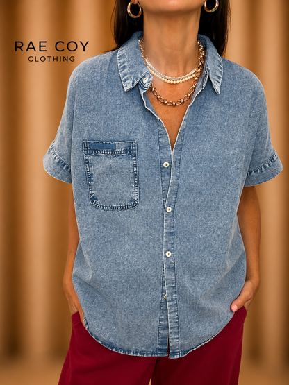 Denim Button Down