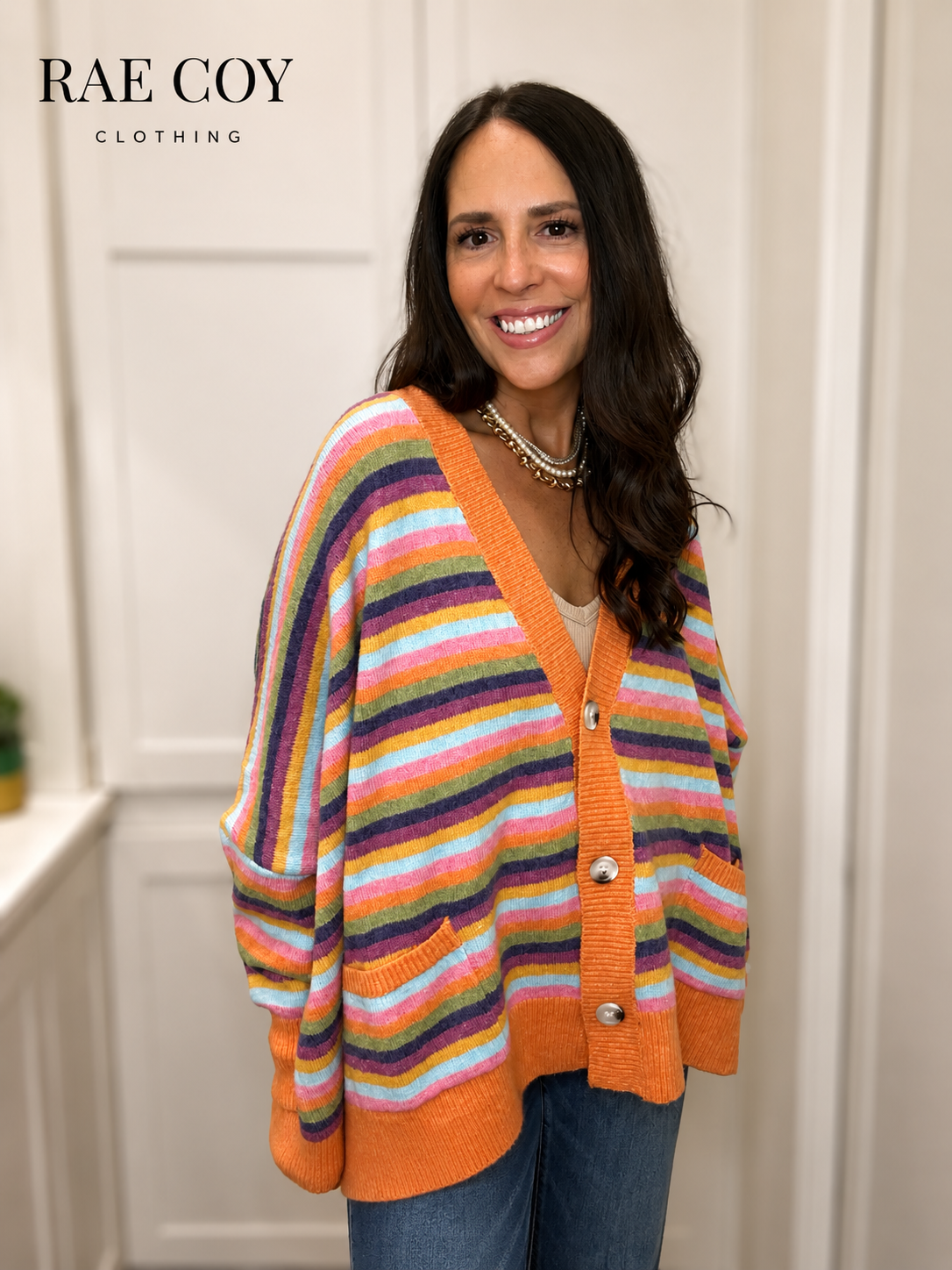Rainbow Sherbet Cardigan