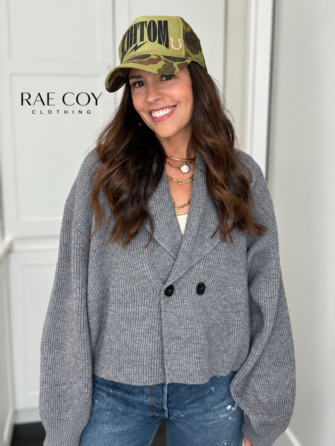 Grey Shawl Cardigan