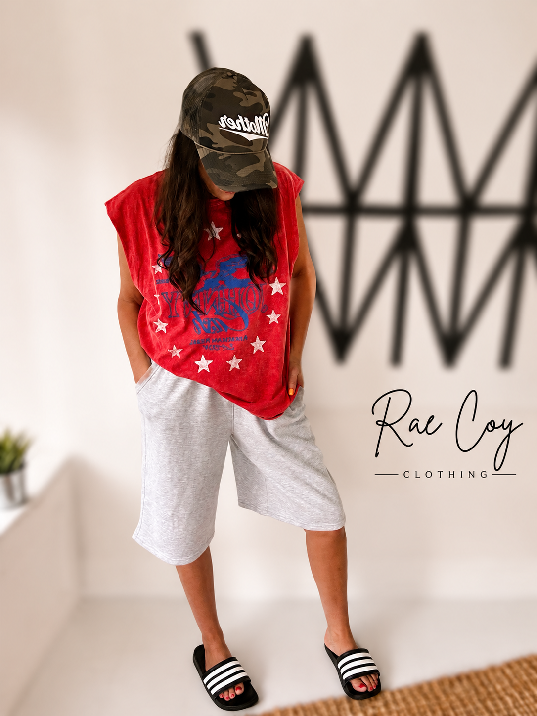 Grey French Terry Drawstring Jorts