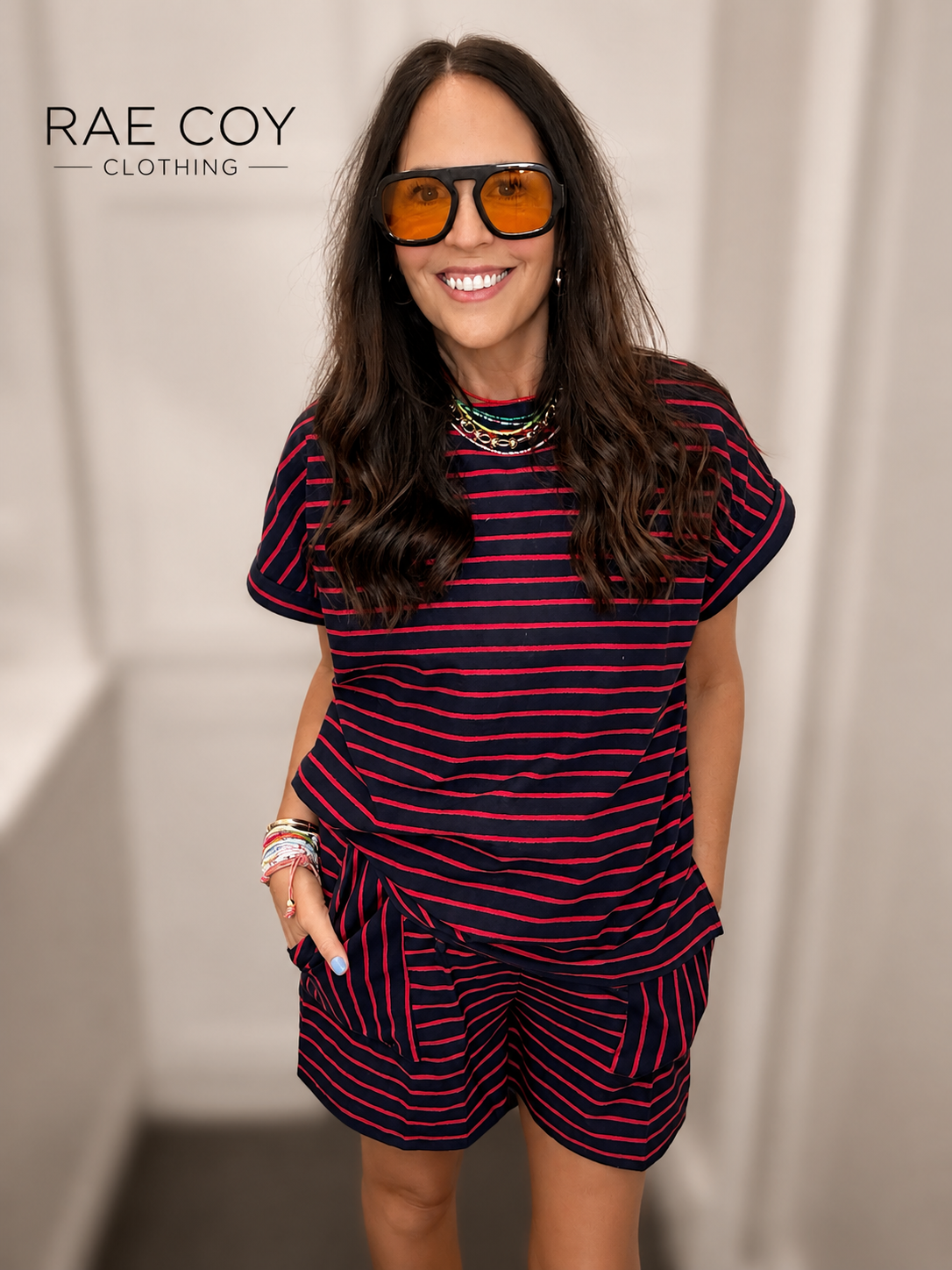 The Boardwalk Stripe Lounge Set
